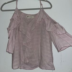 Lilac/Pink shoulder shirt